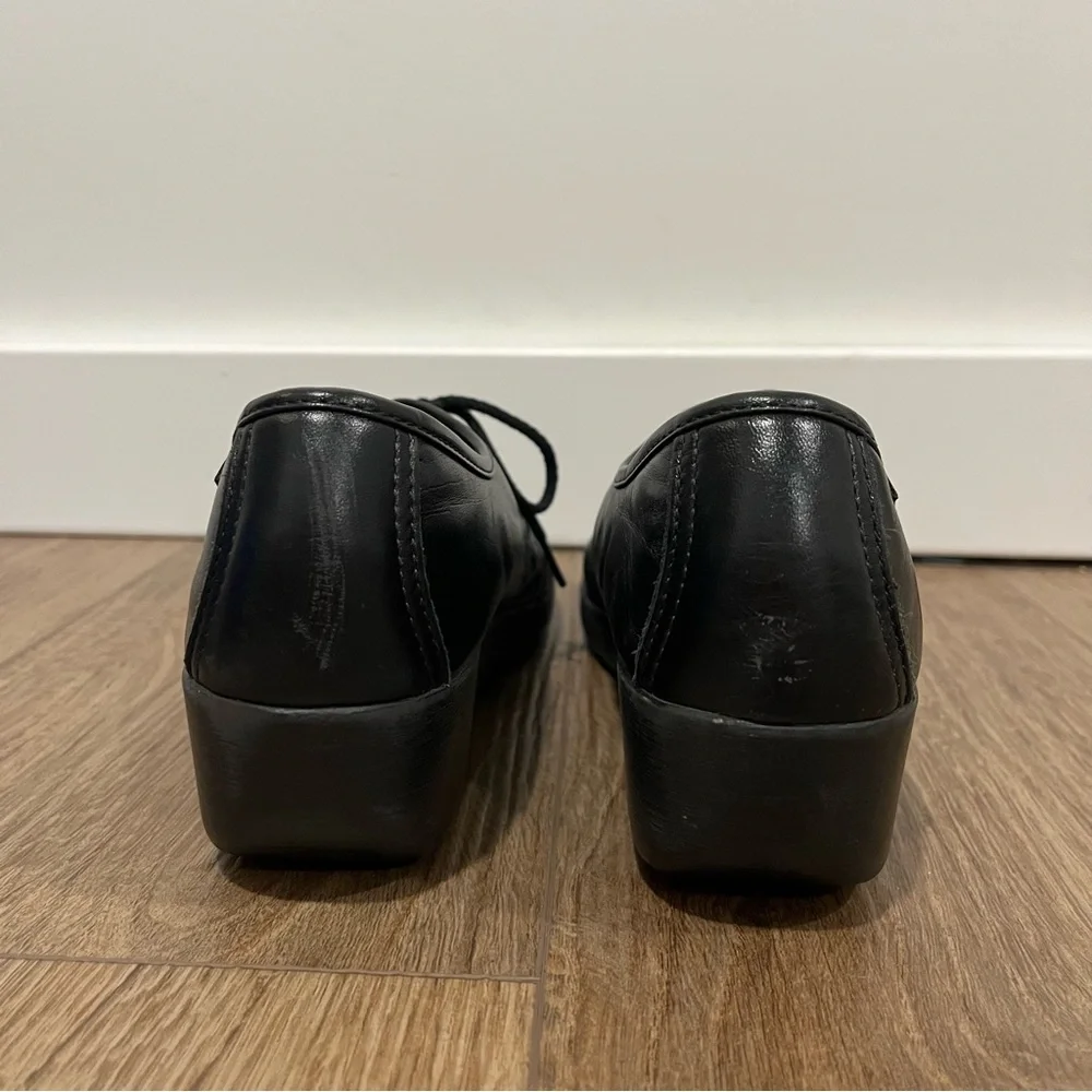 SAS Women's Black Leather Oxfords - Comfort Shoes - Size 8.5 - Picture 11 of 16